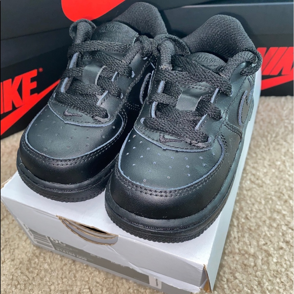 Black Air Force 1 (Toddlers)